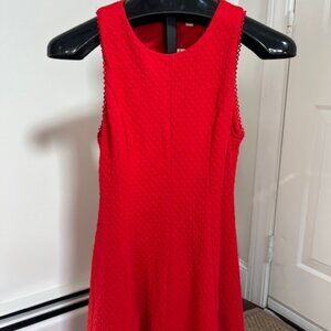 Miami- NWT Red sleeveless textured mini dress size L